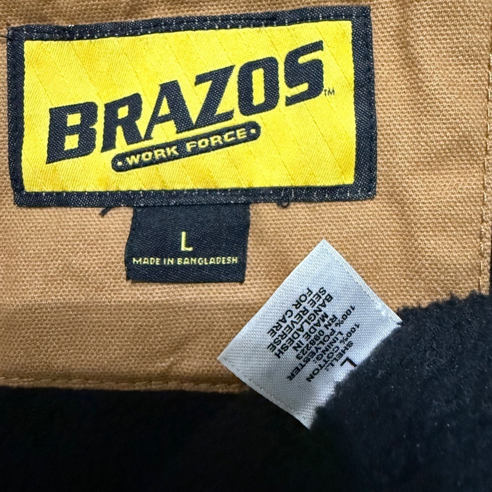 NWOT Brazos work Force Vest with lined size L - Picture 10 of 10